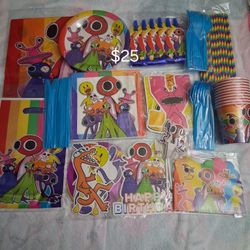 Rainbow Friends Party Supplies 