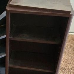 Brown Dvd/small Book Shelf