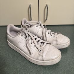 Adidas Grand Court Cloudfoam Sneakers Shoes Women Sz 9 HWI 28Y001 White/Brown