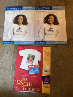 (NEW) Lot of Transfer Sheets for T-Shirts, Bags, etc