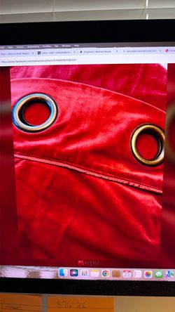 6 Pier 1 "Clay" Thick Plush Velvet Grommet Top Drapes Curtain Panels 6 Total STUNNING!!
