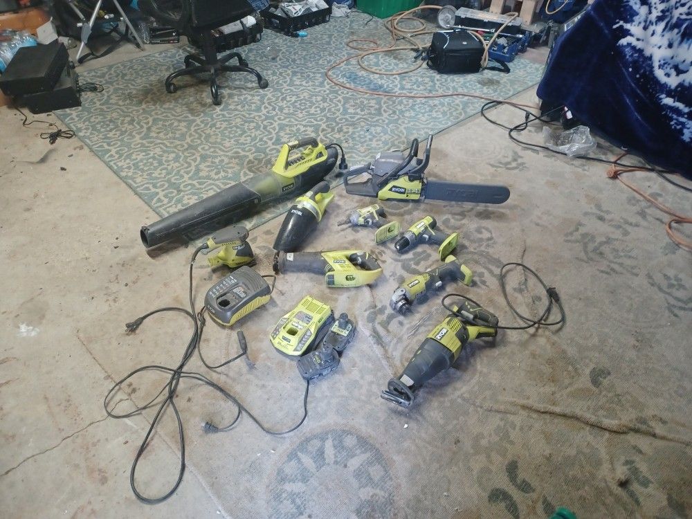 Ryobi Tools Hardly Used 