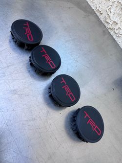Genuine OEM Toyota TRD Wheel Center caps