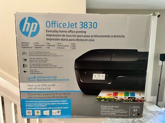 HP OfficeJet 3830 Wireless All-in-One Printer | New in Box | Print Scan Copy Fax