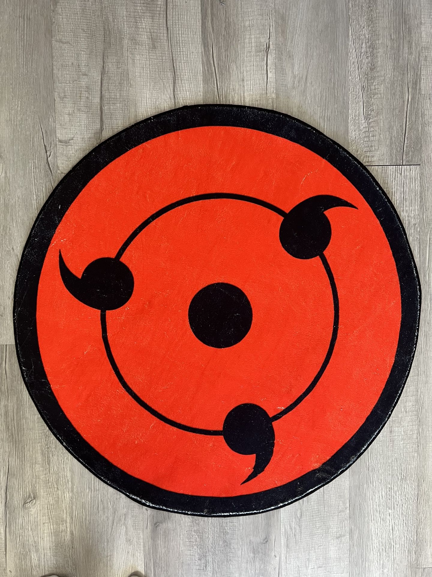 Naruto Sharingan Soft Rug 3.3FT Wide Brand New