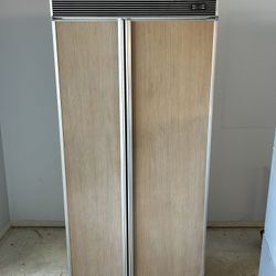 Late 90,s Sub Zero Refrigerator Wood Paneling