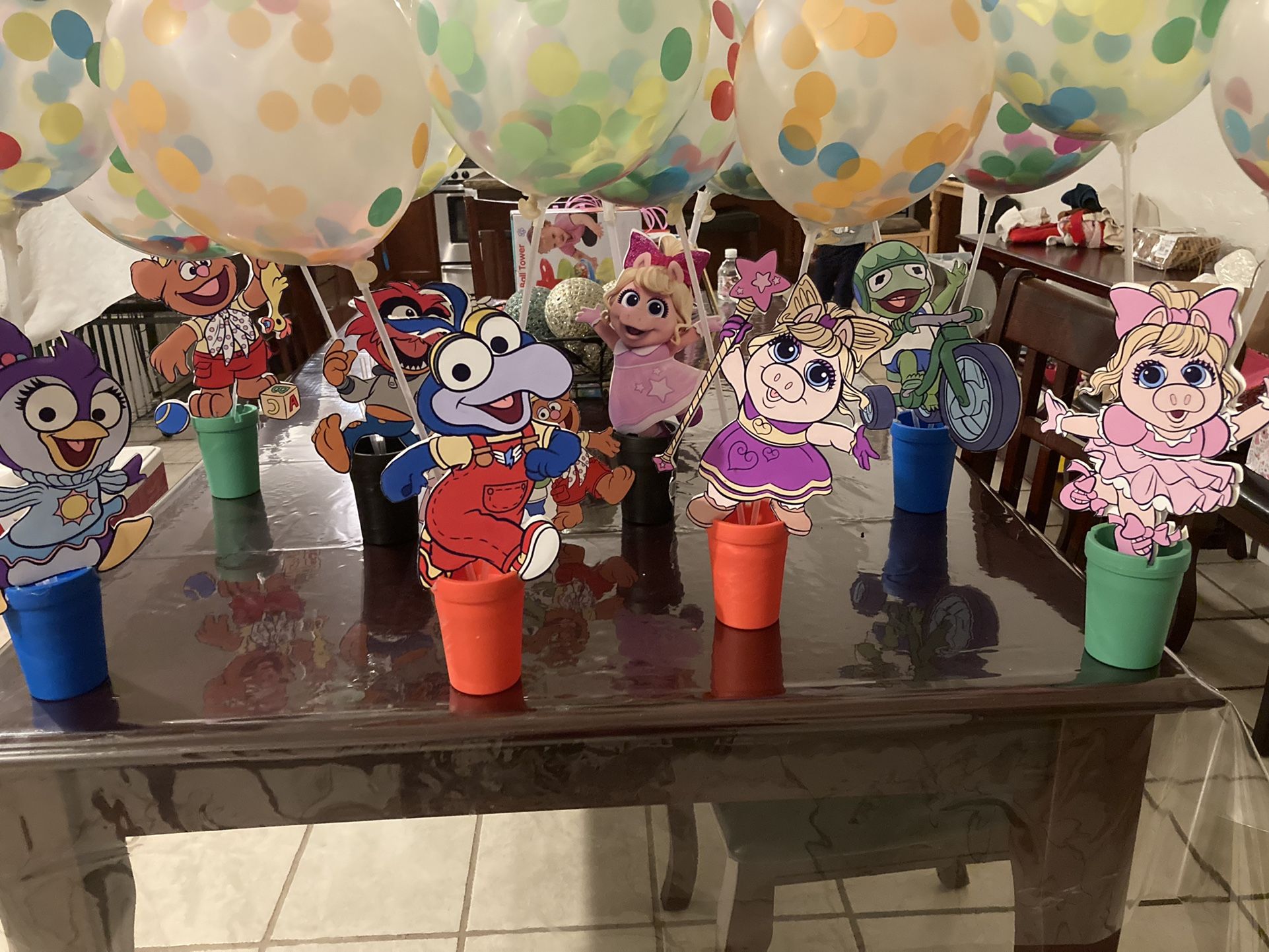 Muppet Babies Disney Party Centerpieces Decorations