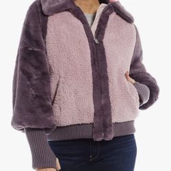 UGG Women’s Faux Fur Baseball Jacket