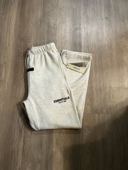 Essentials joggers white oatmeal