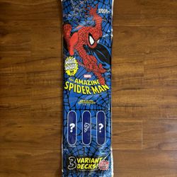 HUF x Spider-Man Issue 300 Blind Bag 8.25" Skateboard Deck SEALED IN HAND