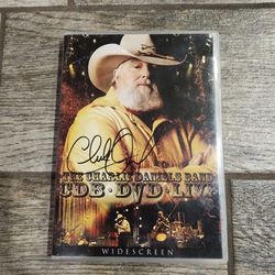 AUTOGRAPHED charlie Daniels band live concert DVD