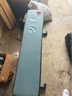 Weight rack and Padded Bench