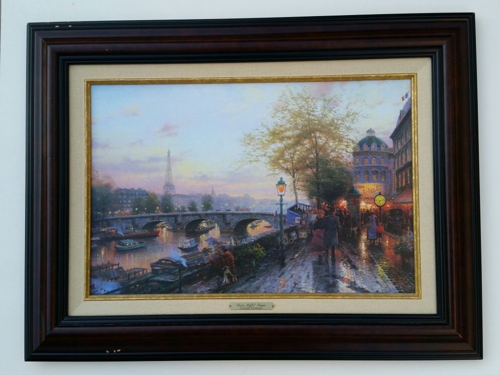 Thomas Kinkade original oil painting