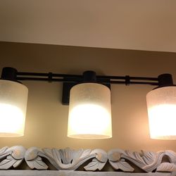 3   Bathroom  Vanity LightFixture 