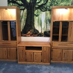 Entertainment Center Side Cabinets 