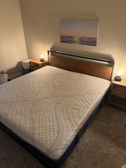 Novaform King Mattress (Bed Frame and side tables as well if you want)