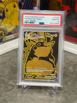 PSA 10 Pikachu VMAX TG29 Lost Origin