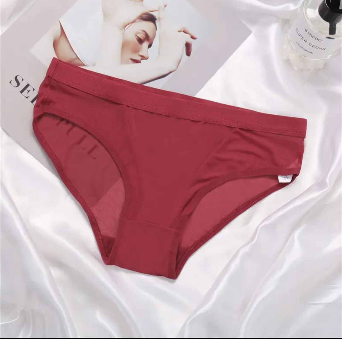 Seamless Underwear Women Hollow Out Briefs 