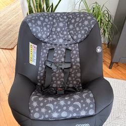 Cosco Kids Scenera Extend Infant & Toddler Convertible Car Seat, Moonlit Night, Black