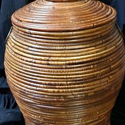 Vintage Pencil Reed Basket
