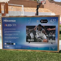 43” Hisense smart 4k Qled tv 