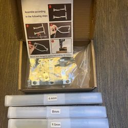 Square Hole Drill Bit Set With Adapter (5 Drill Bits)