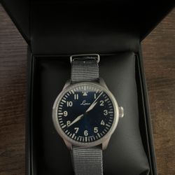 Laco Automatic Pilots Watch And Leather Watch Case