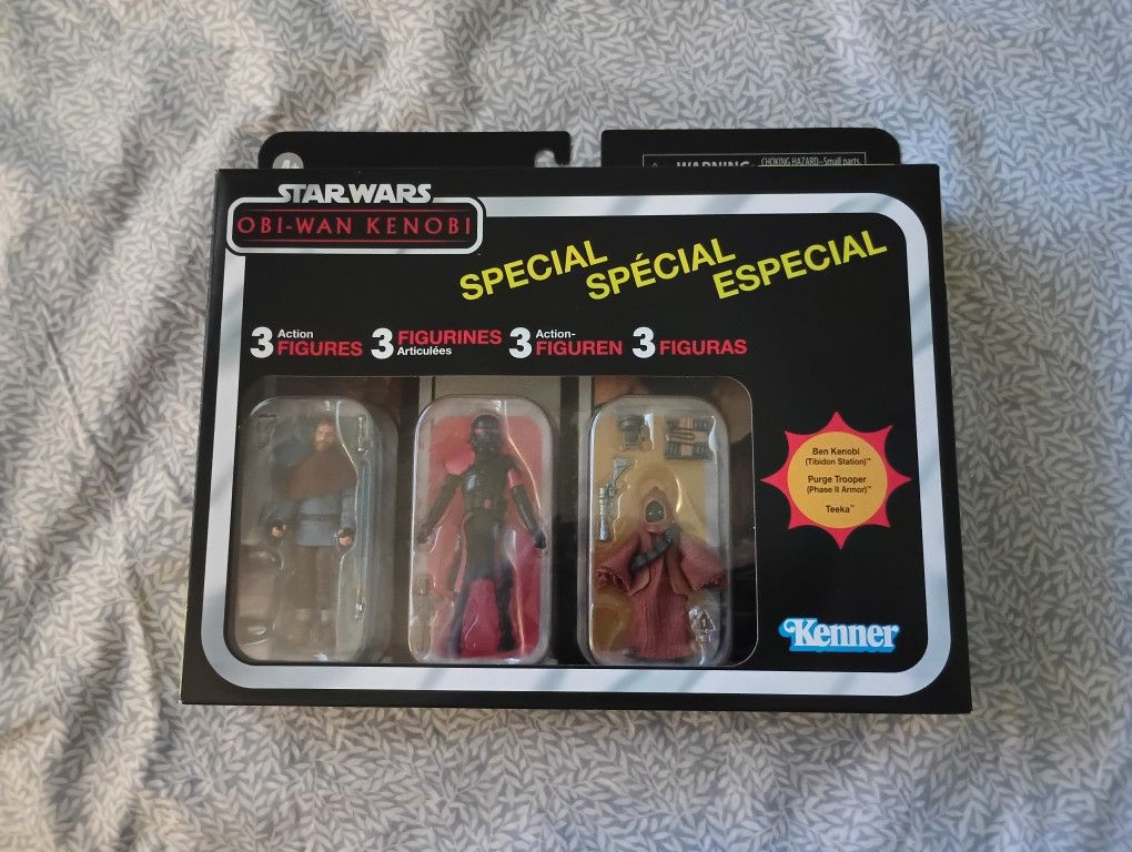Star Wars The Vintage Collection Obi-Wan Kenobi Three Pack