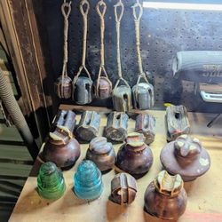 Vintage Insulators Ceramic And Glass 