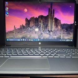 HP touchscreen laptop