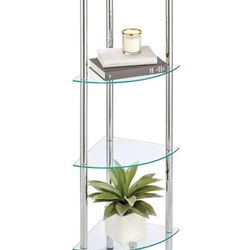 Corner Glass Shelf