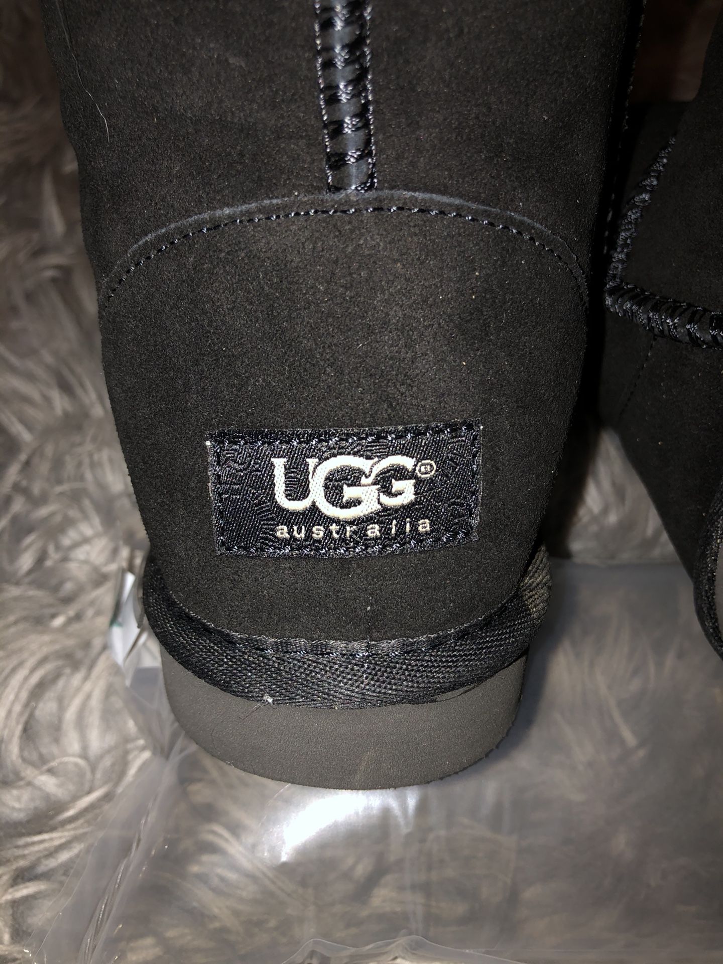 Black Ugg boots