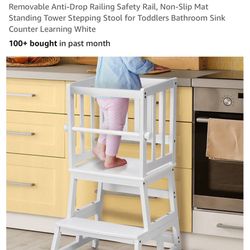 New White Toddler Tower