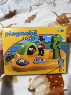 Playmobil 123 Pirate Island Building Set 