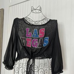 Las Vegas black blouse 