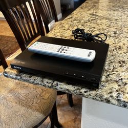 Sony DVD And CD Player With Remote 