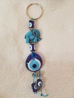Evil eye protector keychain (u can hang in the car)