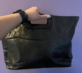 Victoria Secret Black Bag Sparkly 