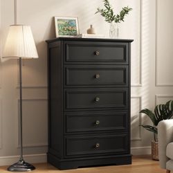 Black Dresser assembled