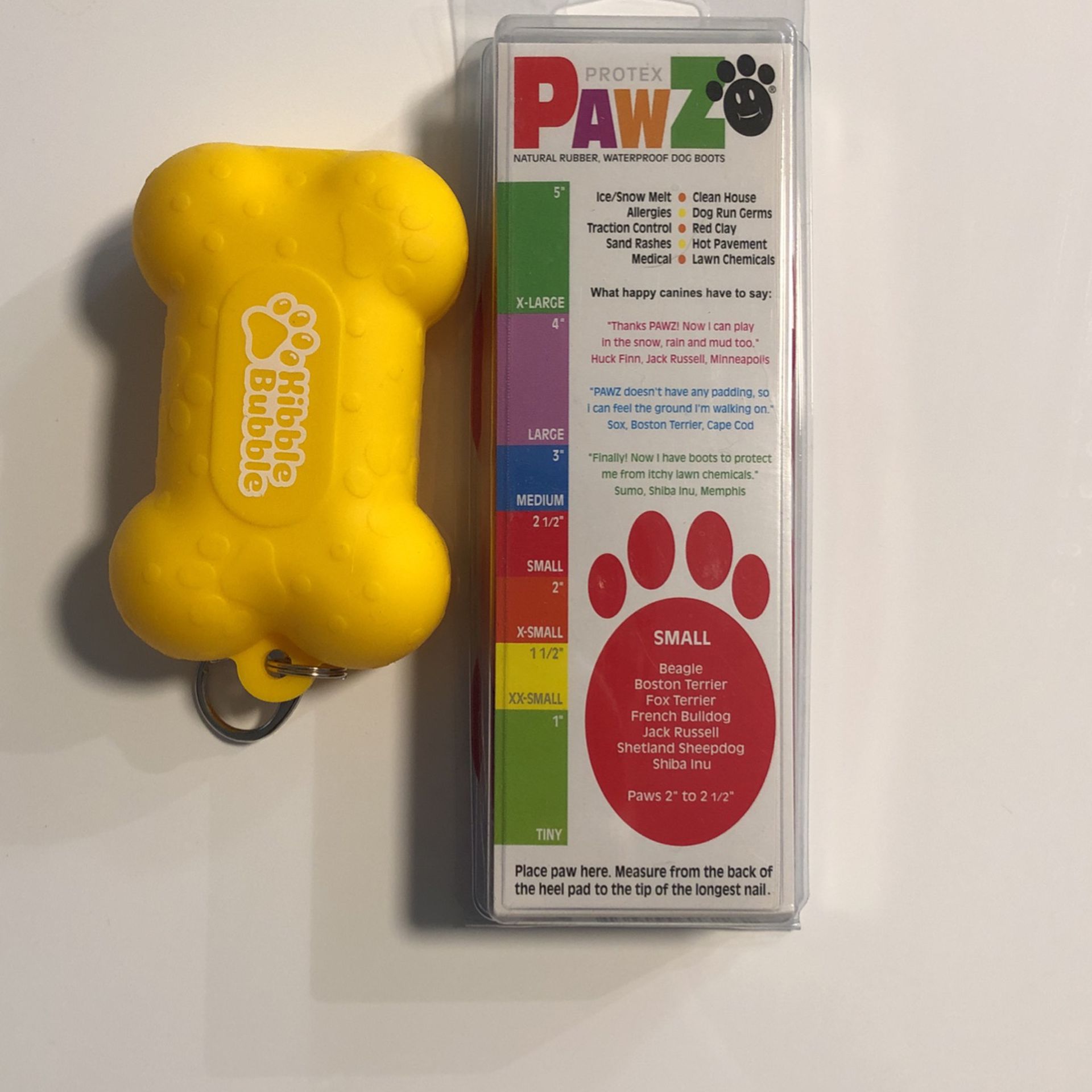 Free Dog Treat Holder And Rubber Boots