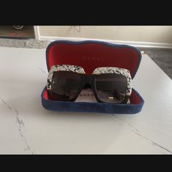 Gucci Snakeskin Glasses   Rare 
