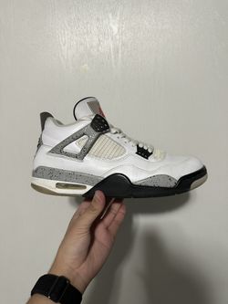 Jordan 4 White Cement 