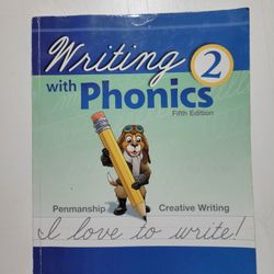 Abeka Writing With Phonics Grade 2