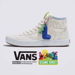 VANS Sesame Street x The Lizzie Embroidered Characters Men's 8.5 / Women's 10
