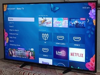 SMART  TV   SHARP  AQUOS   50"  4K  LED  HDR   DOLBY   VISION   FULL  UHD  2160p🟪🟪  ( NEGOTIABLE ) 🟥🟥 FREE  DELIVERY🟨🟨