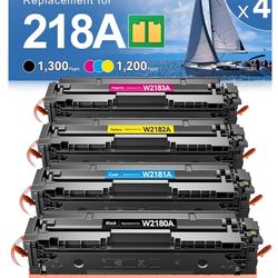 218A Toner Cartridges 4 Pack