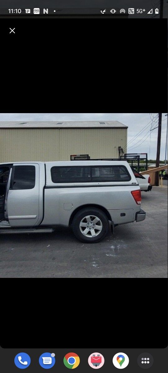 Camper Shell for Older Model Nissan Titan (Regular Bed)