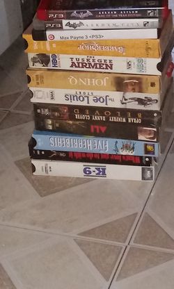VHS & PS3 games