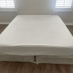King Size Memory Foam Mattress W/ Box Springs