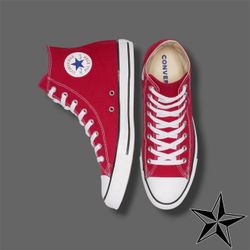 Red Converse Chuck Taylor All Star High Top